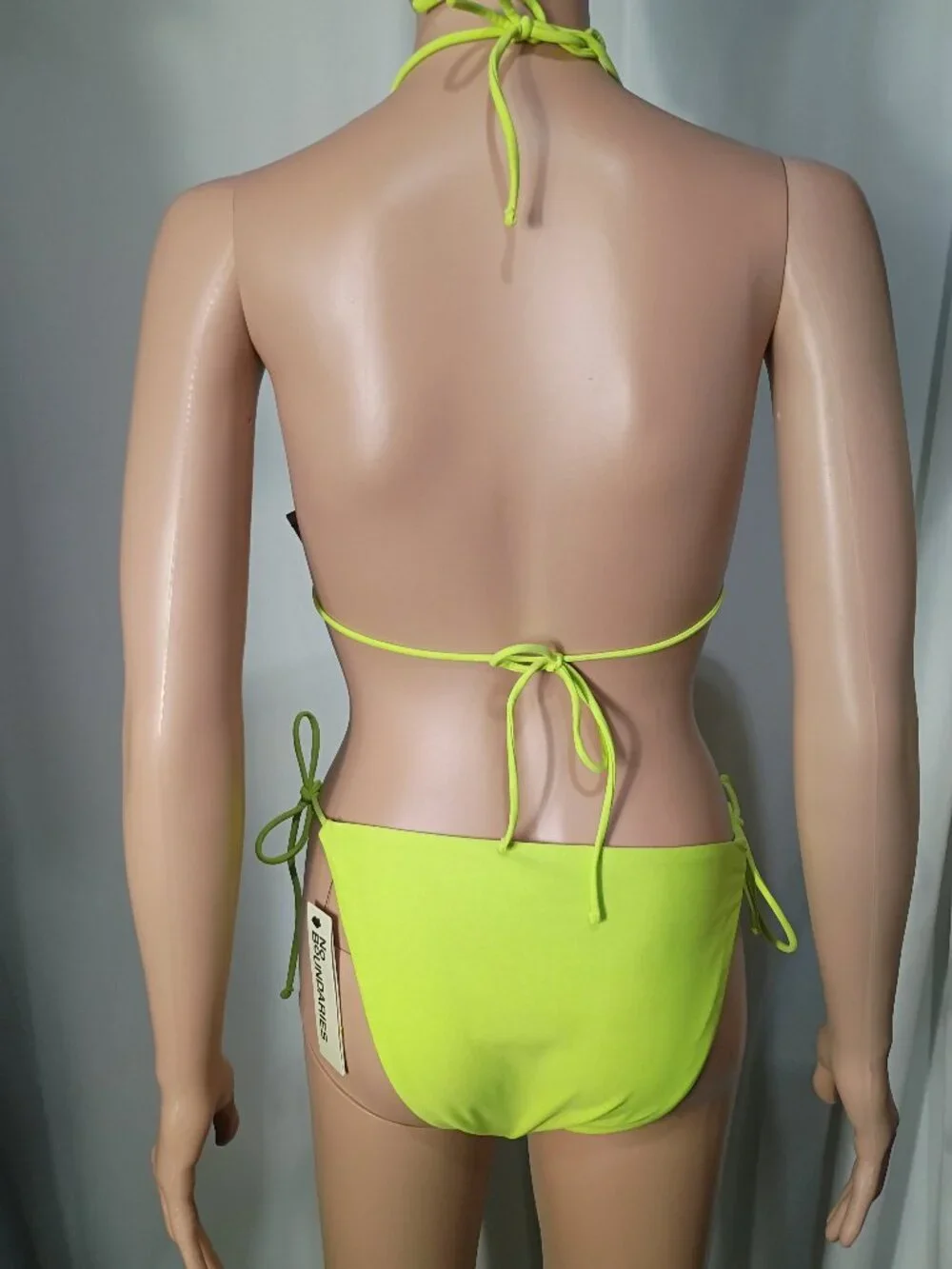 No boundaries chartruese cheeky high leg bikini M (8-10)
